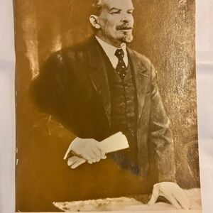 Vintage Lenin Postcard